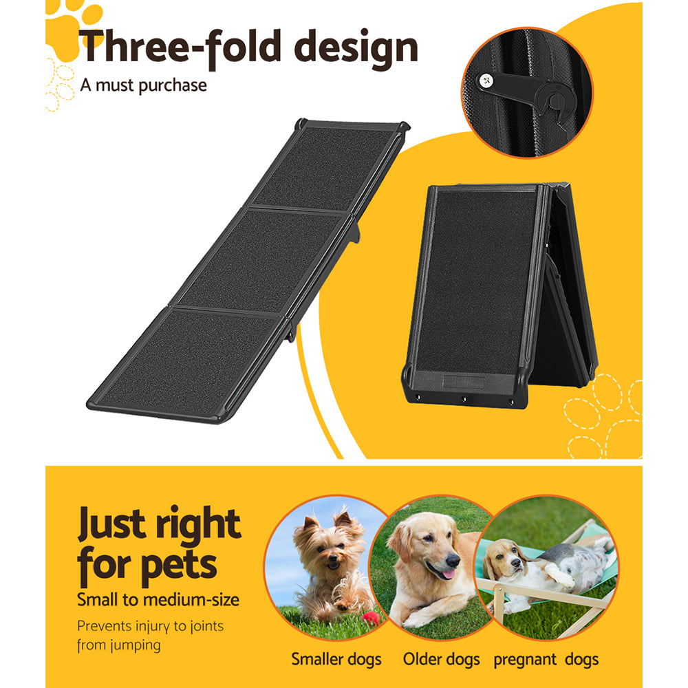 i.Pet Dog Ramp Pet Stairs Steps Car Travel