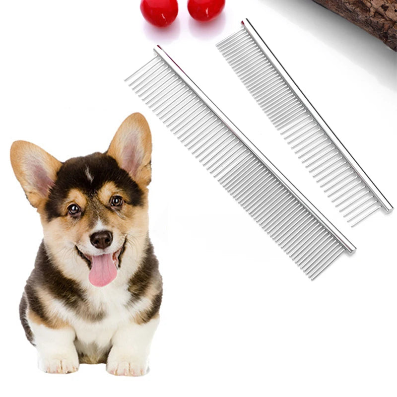 Dog Comb Long Thick Hair Fur Removal Brush