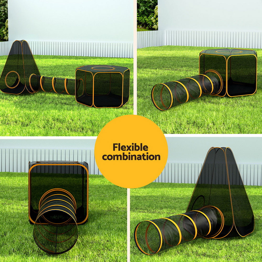 Tunnel Dog Cage Puppy Rabbit Play Portable