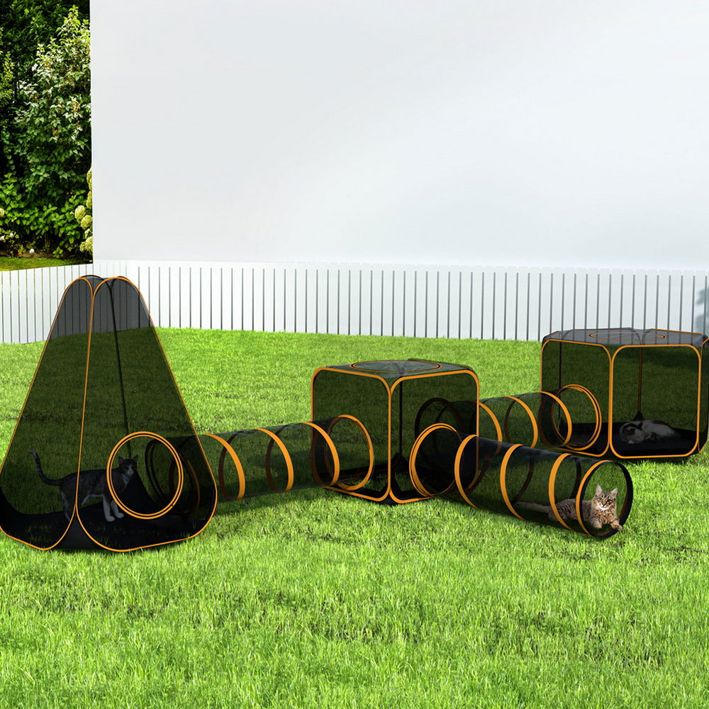 Tunnel Dog Cage Puppy Rabbit Play Portable