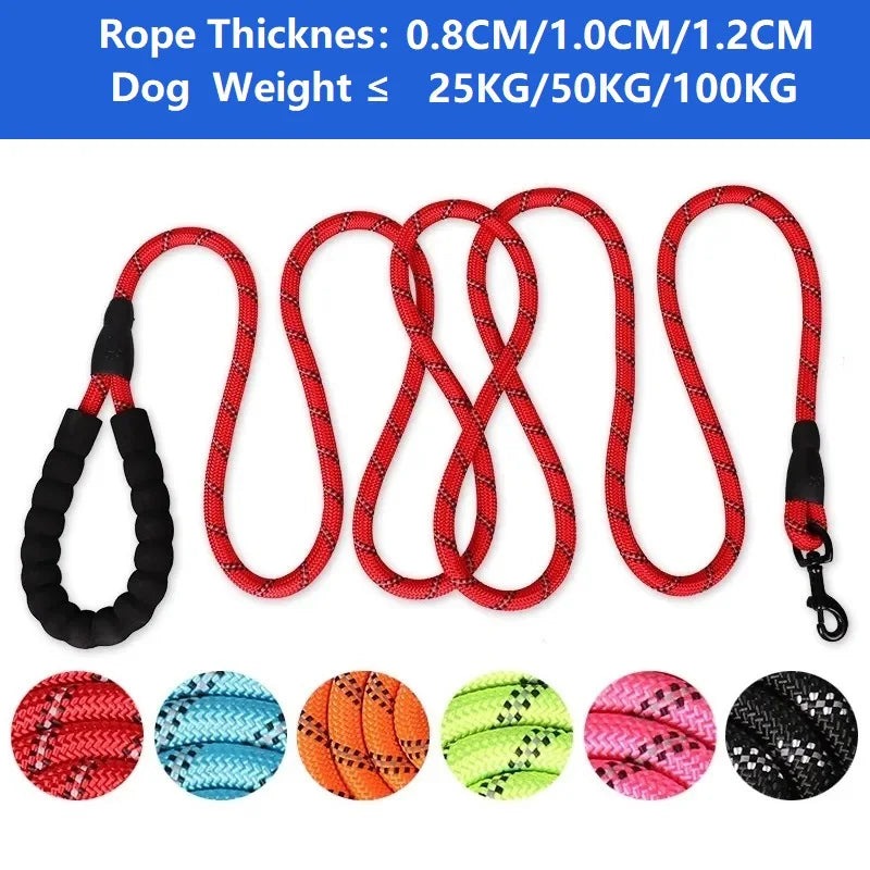 Dogs Soft Handle Reinforced Leash