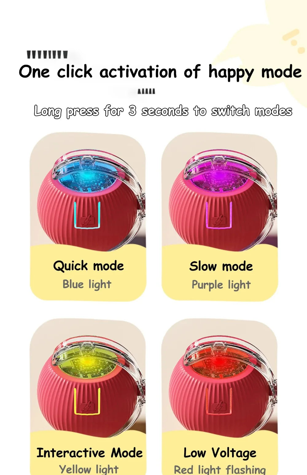 Cat Interactive Ball Toy