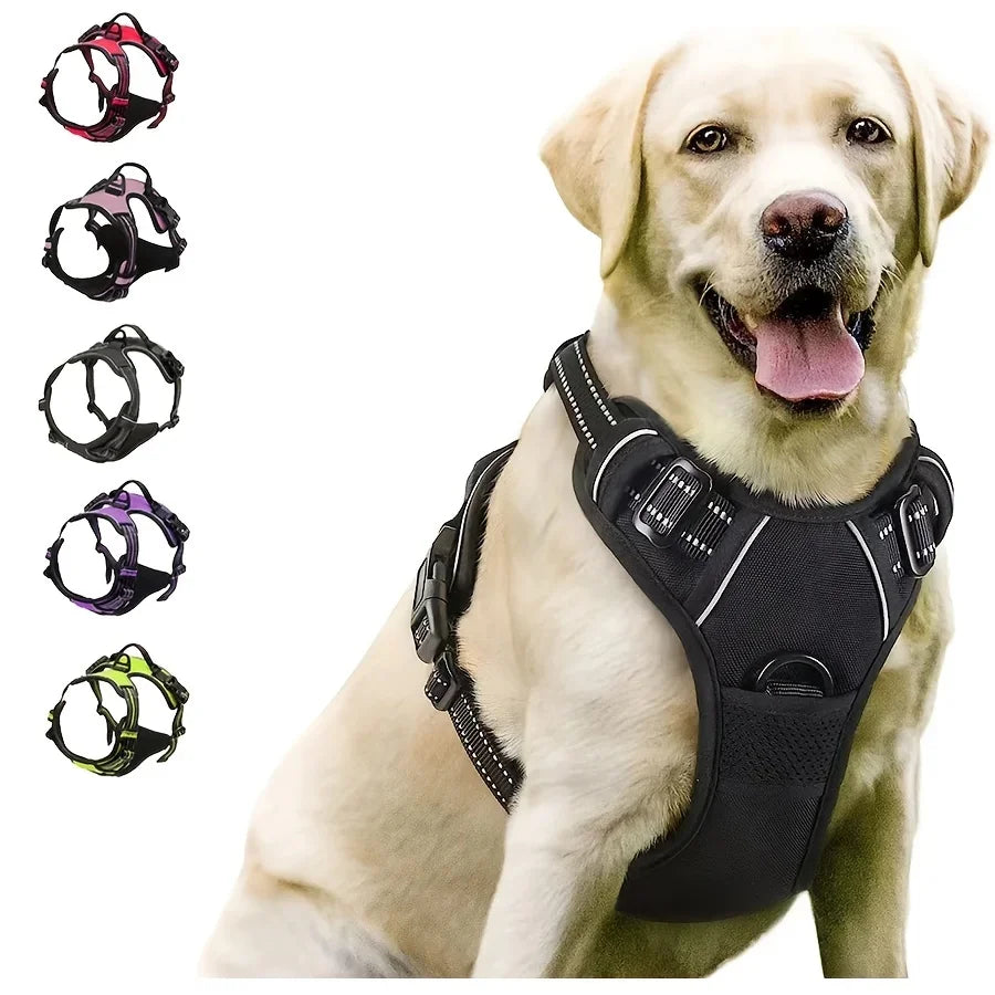 Heavy Duty Reflective Easy Control Handle for Large Dog Walking