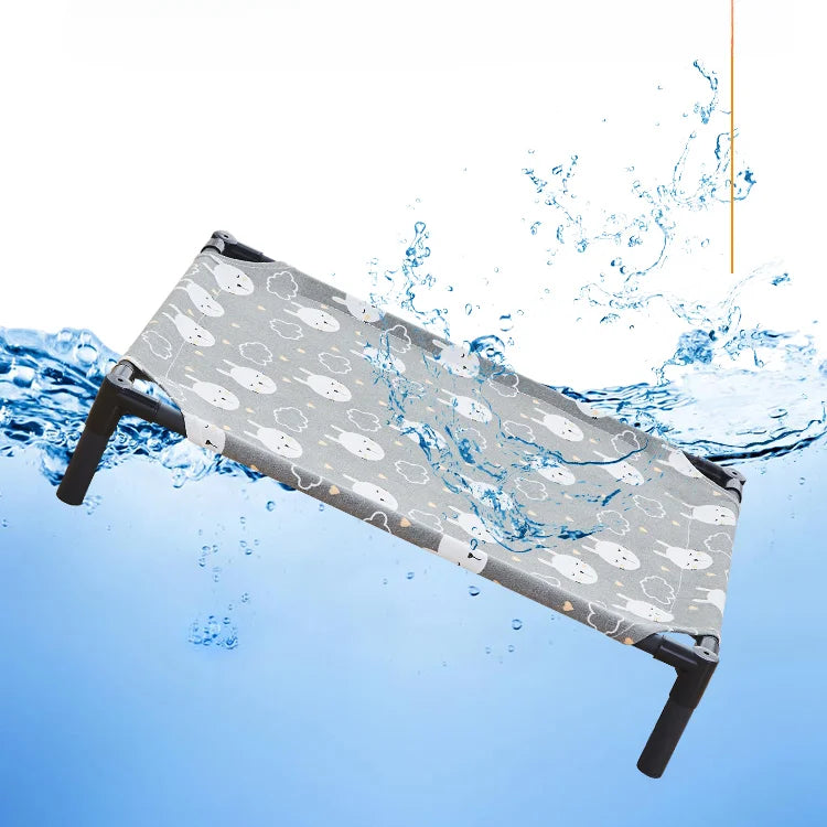 Folding and elevated bed for Pets