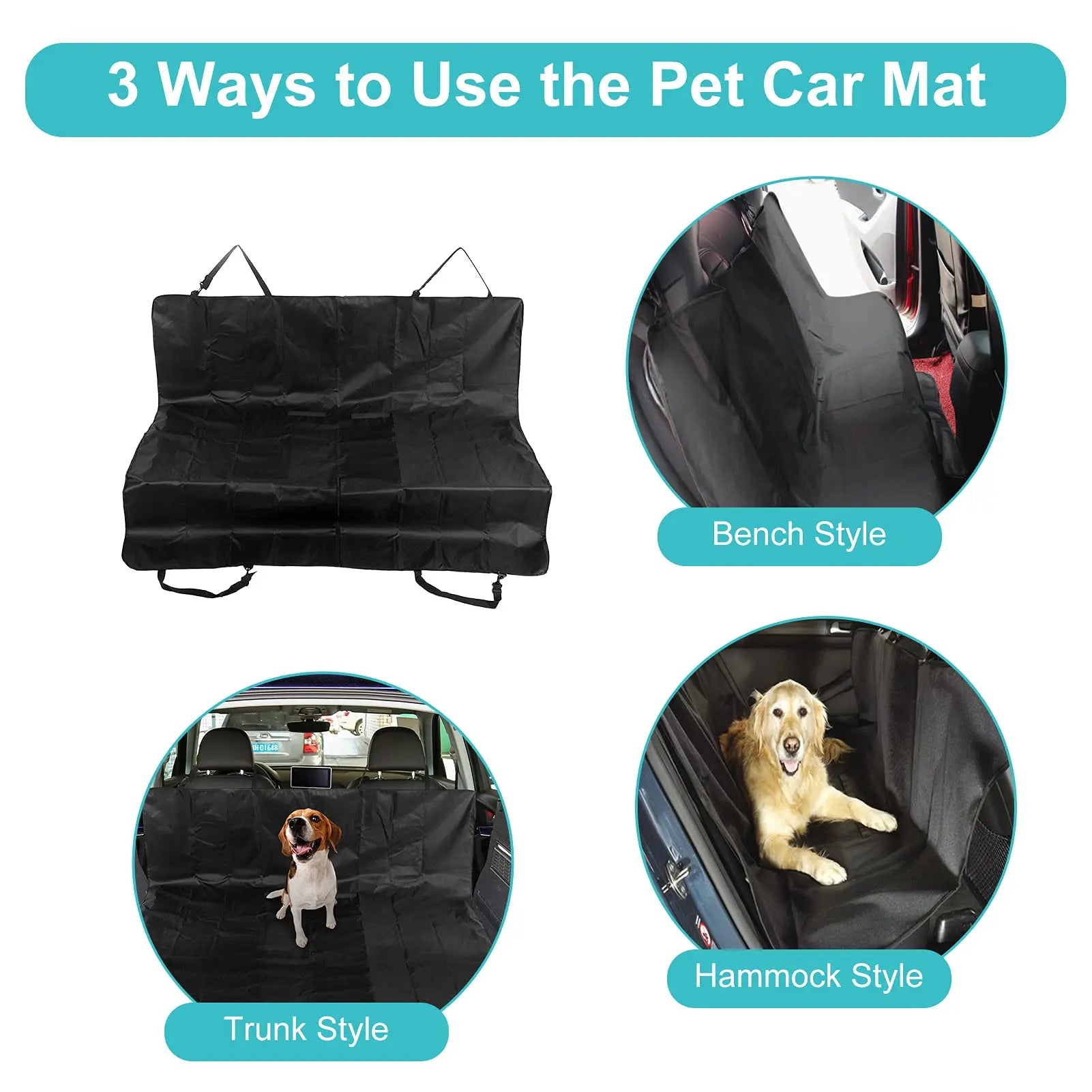 Waterproof Pet Dog Car Seat Cover
