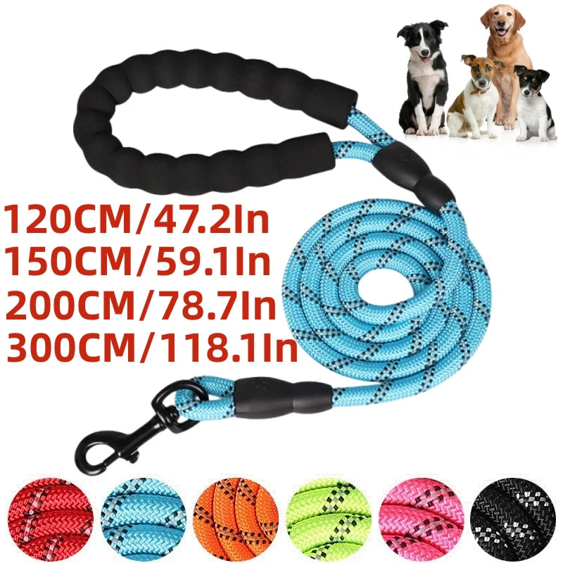 Dogs Soft Handle Reinforced Leash