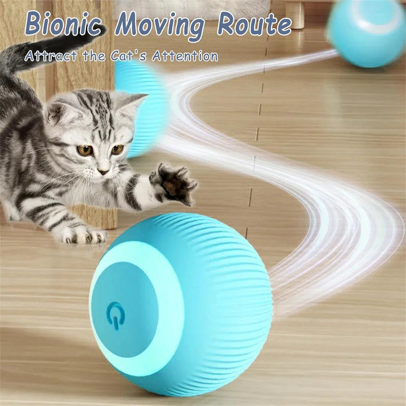 Electronic Interactive Pet Toy Moving Ball