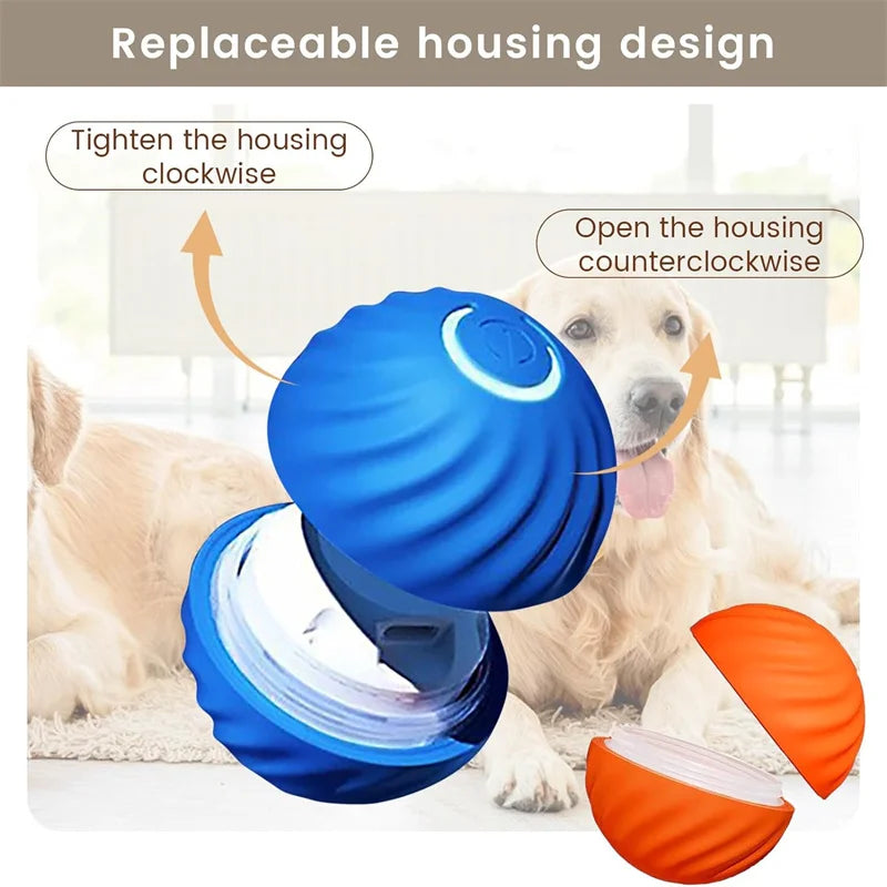 Electronic Interactive Pet Toy Moving Ball