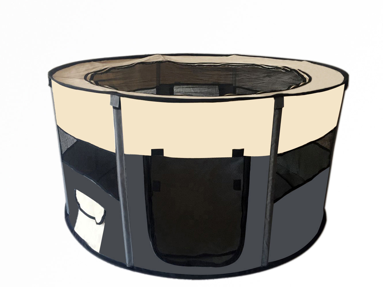 Large Round Portable Soft Dog Playpen