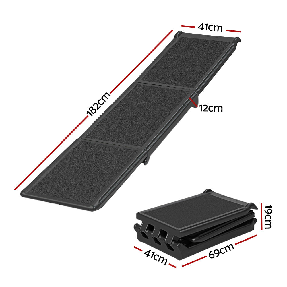 i.Pet Dog Ramp Pet Stairs Steps Car Travel