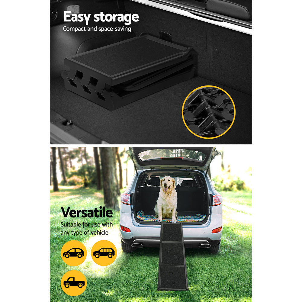 i.Pet Dog Ramp Pet Stairs Steps Car Travel