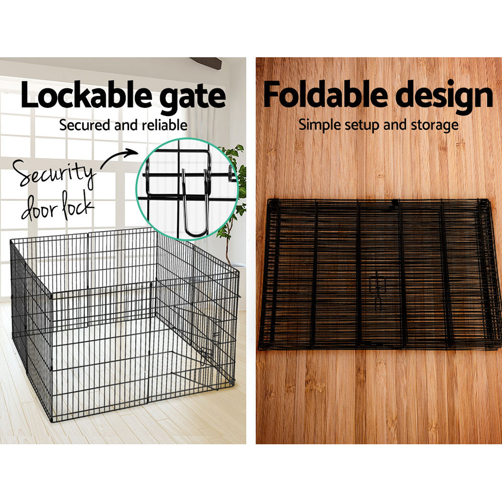 i.Pet 30" 8 Panel Dog Playpen Pet Fence