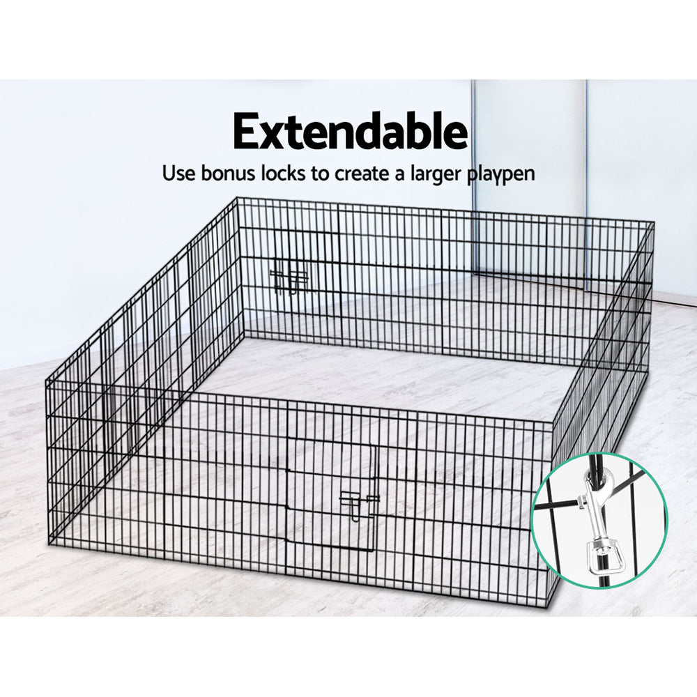 i.Pet 30" 8 Panel Dog Playpen Pet Fence