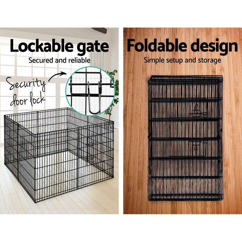 i.Pet 2x36" 8 Panel Dog Playpen