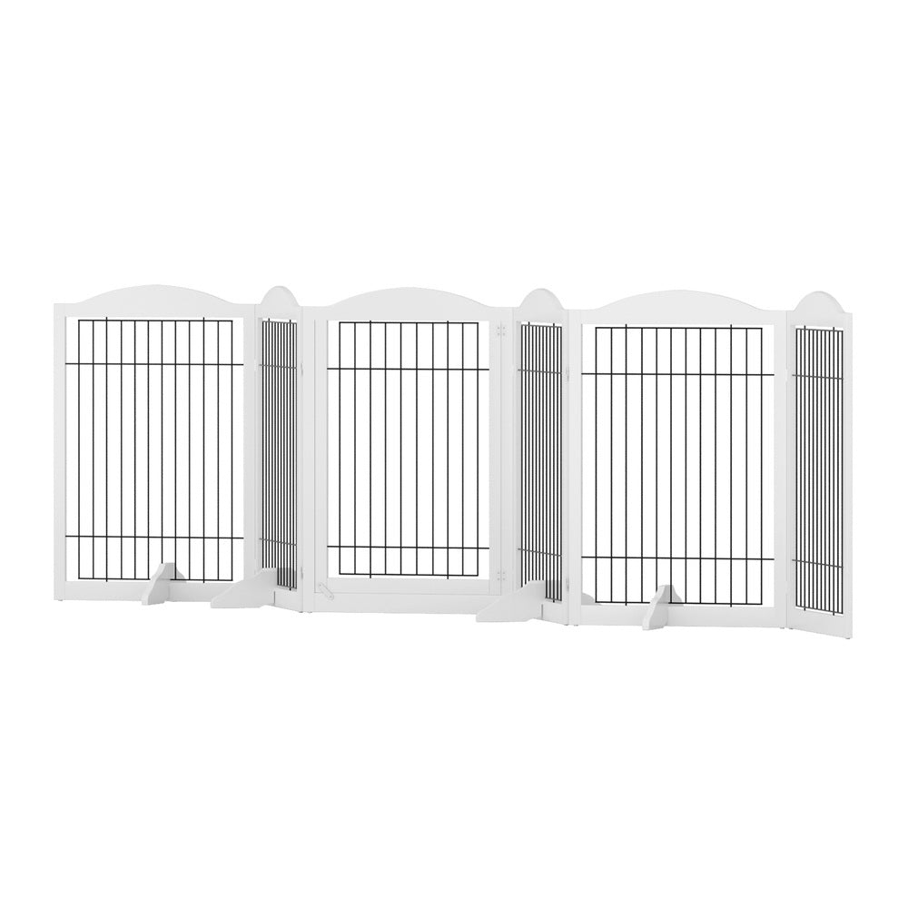 i.Pet Dog Playpen Enclosure 6 Panel