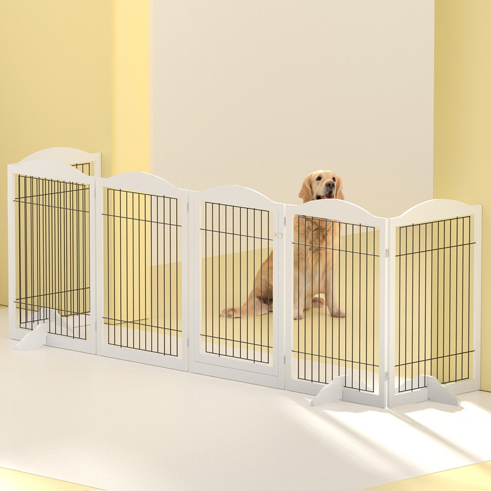 i.Pet Dog Playpen Enclosure 6 Panel