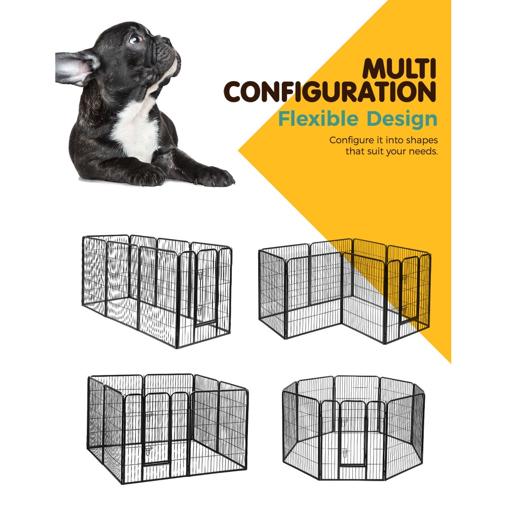 i.Pet 40" 8 Panel Dog Playpen