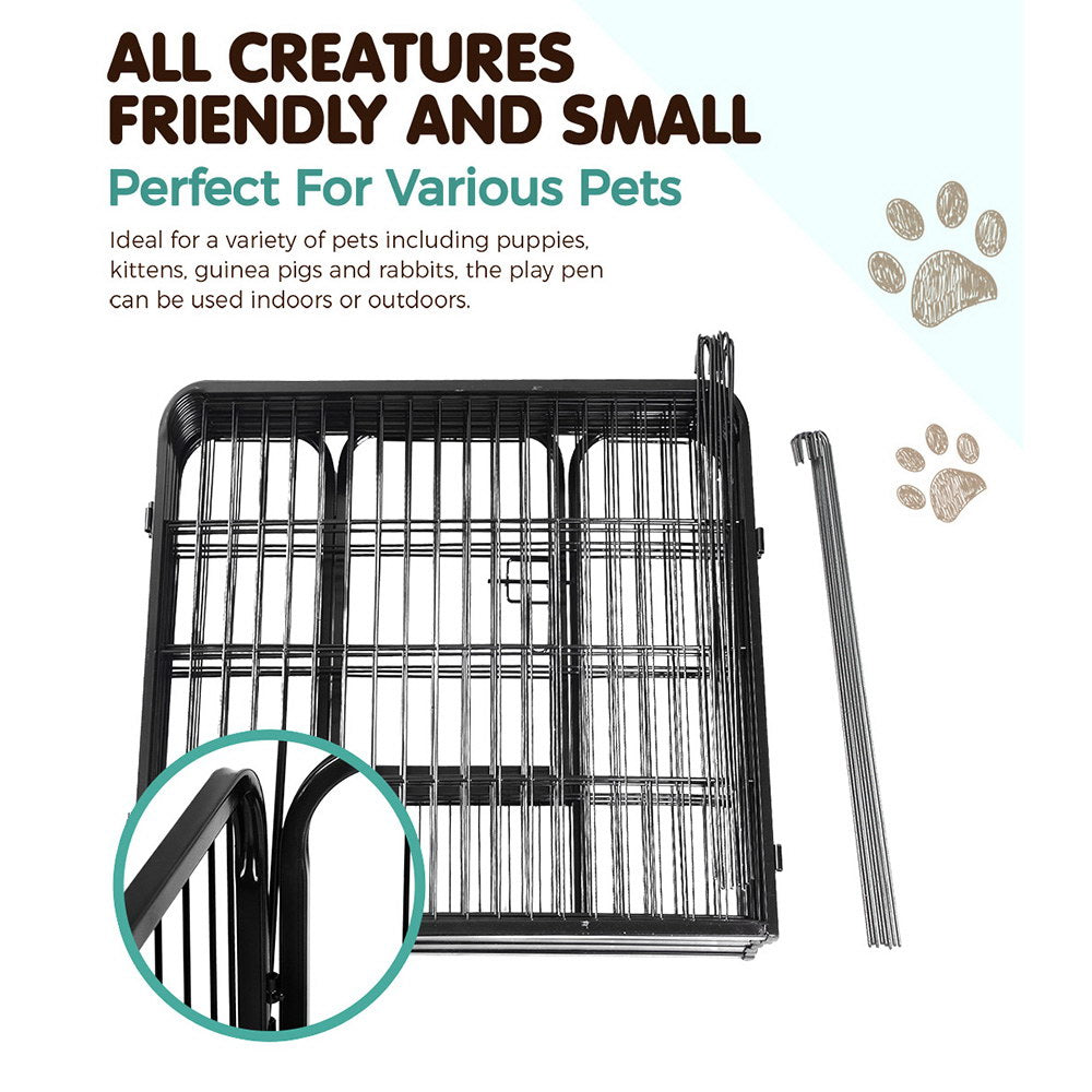 i.Pet 32" 8 Panel Dog Playpen