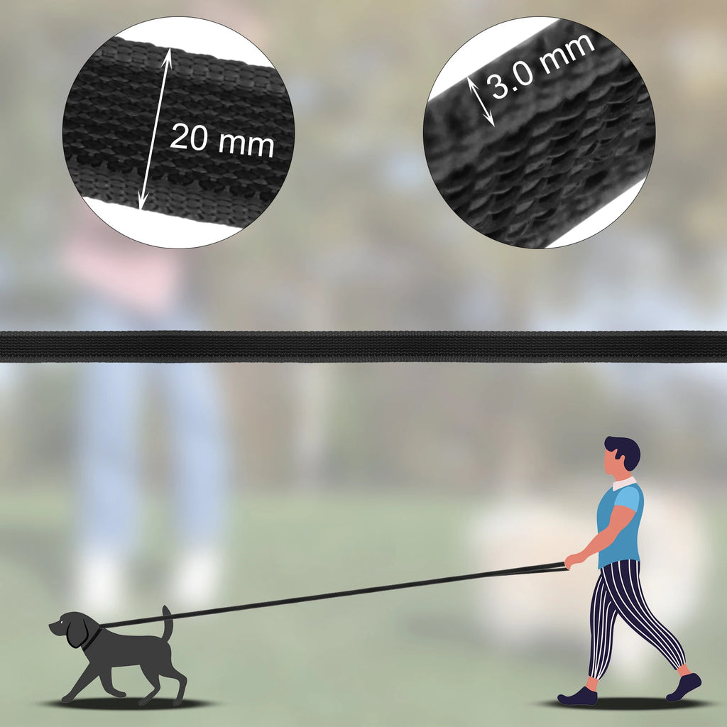 Dog Leash Latex Silk