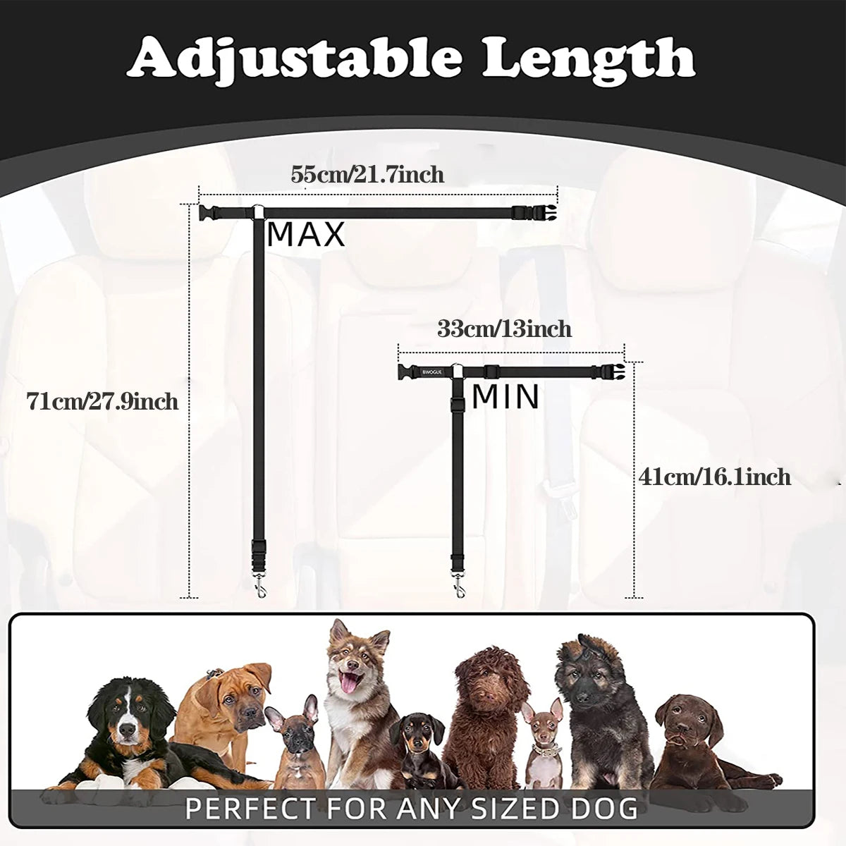 Pet Dog And Cat Seat Belt