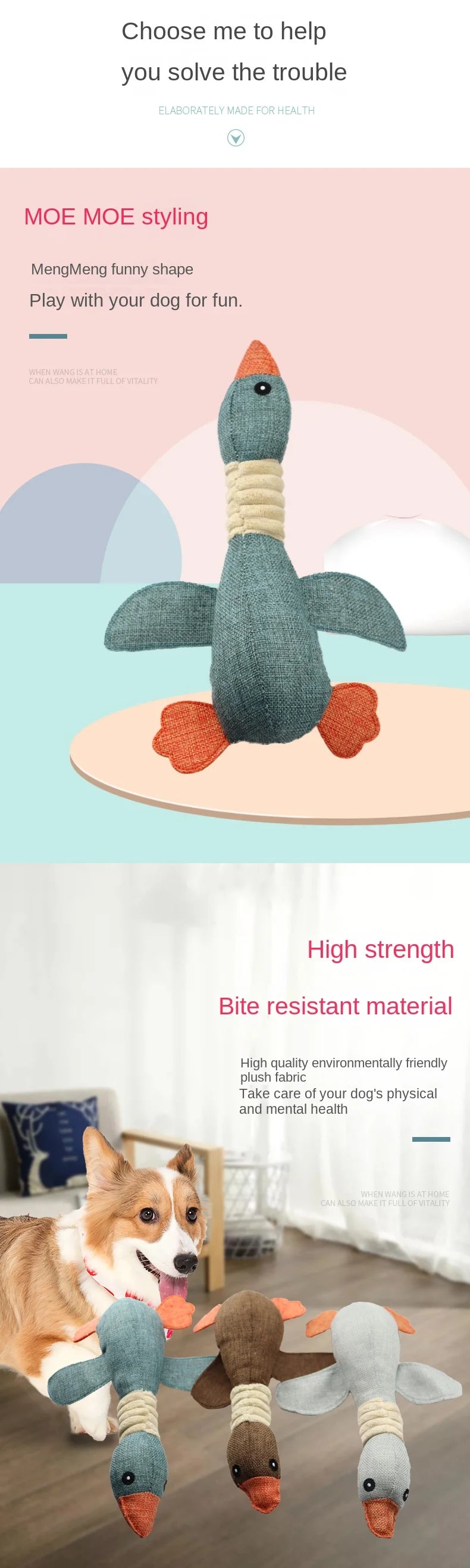 Wild Goose pet toy