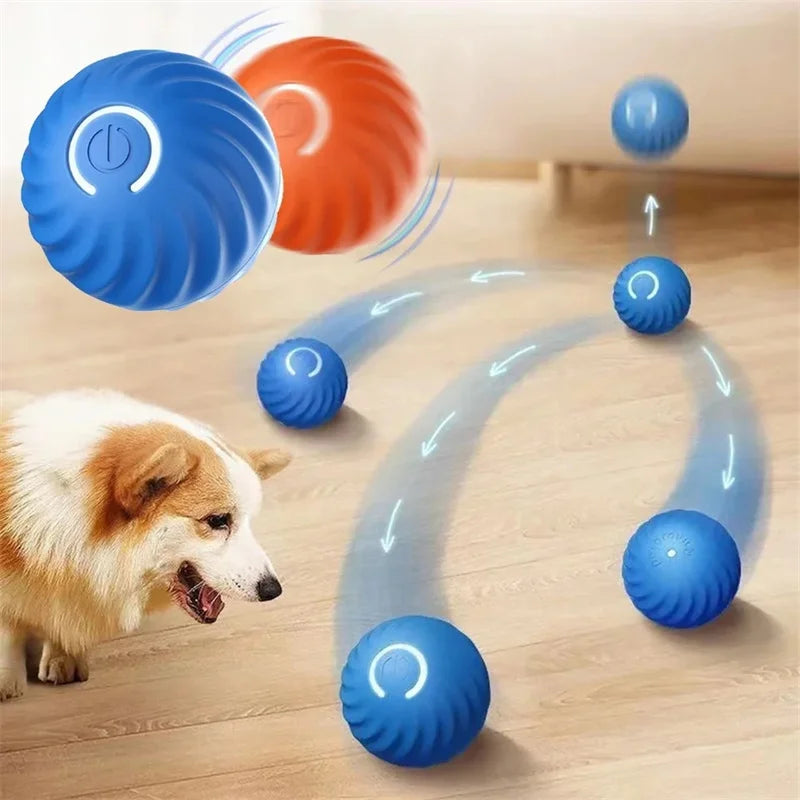 Electronic Interactive Pet Toy Moving Ball