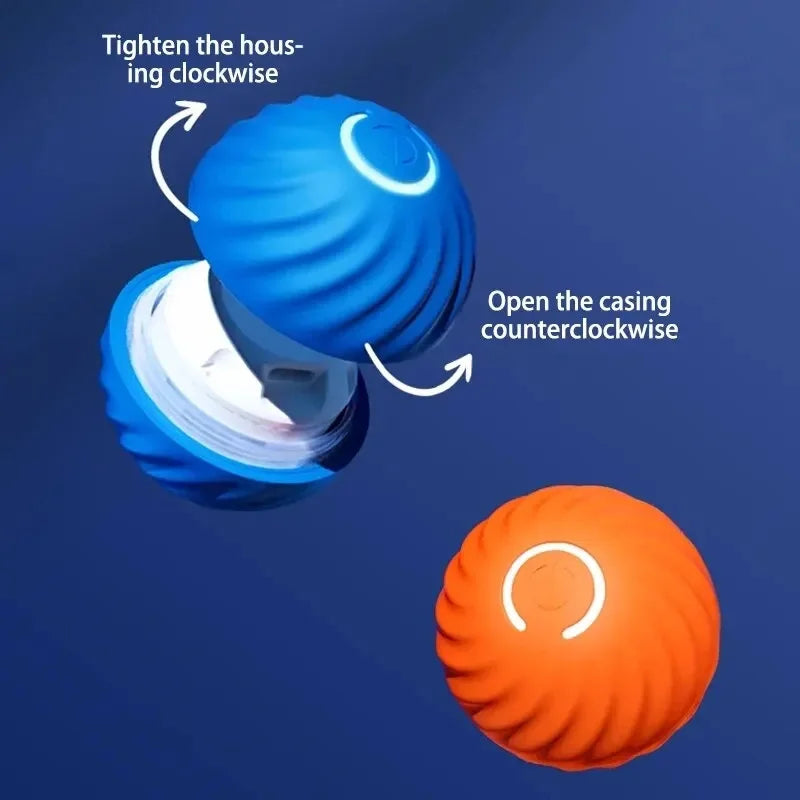 Electronic Interactive Pet Toy Moving Ball