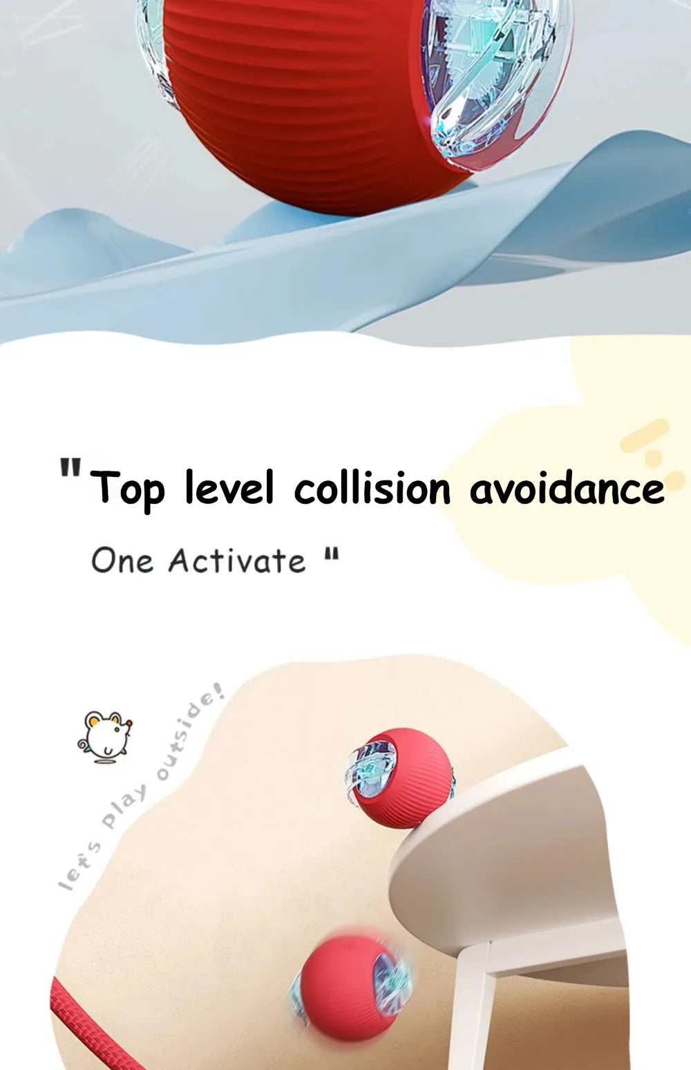 Cat Interactive Ball Toy