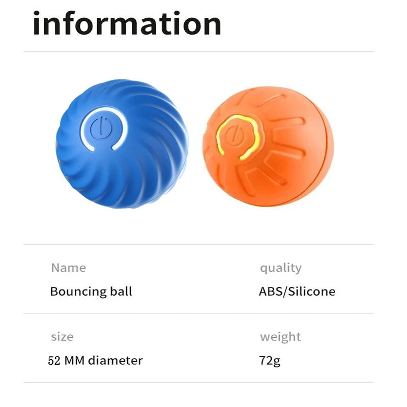 Electronic Interactive Pet Toy Moving Ball