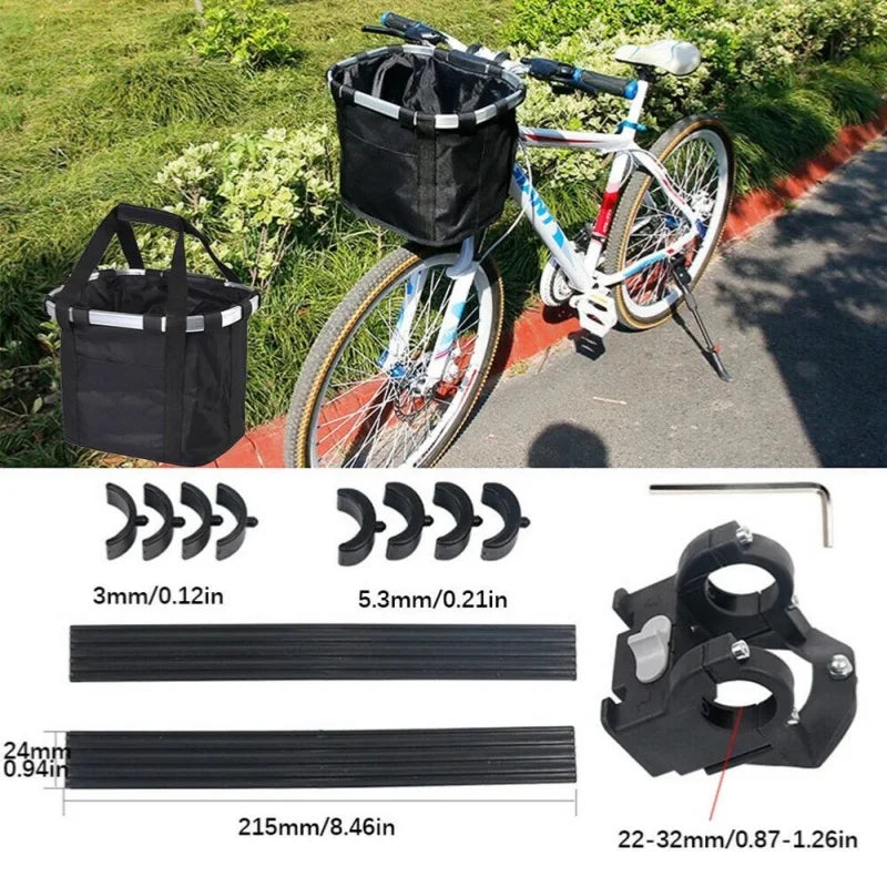 Bicycle Front Basket Bike Small Pet Carry Pouch