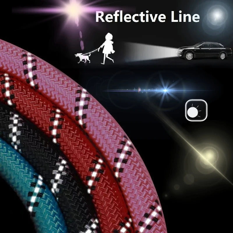 Dogs Soft Handle Reinforced Leash